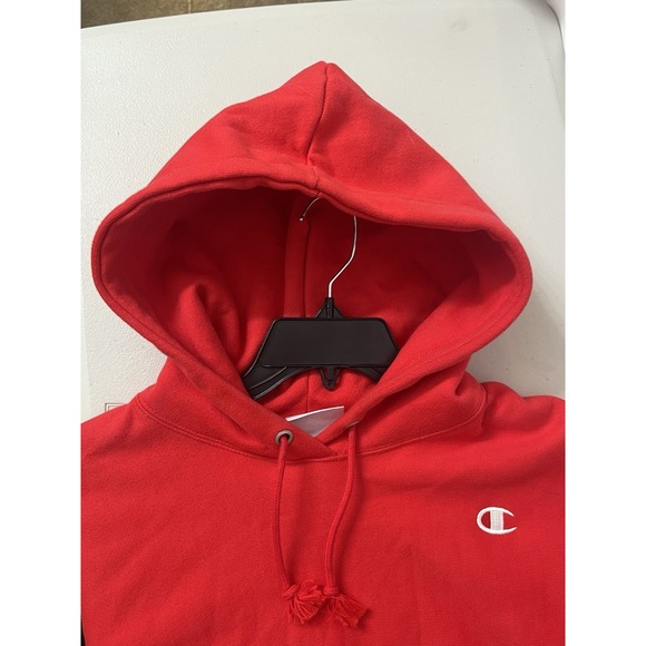 Champion Reverse Weave Hoodie Red Loose Fit Youth‎ Large  D57 - Picture 3 of 5